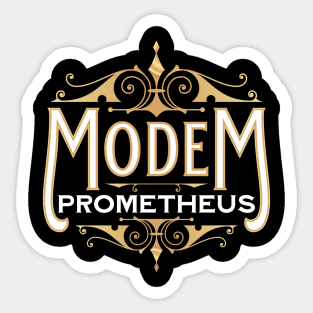 Modem Prometheus Logo Sticker